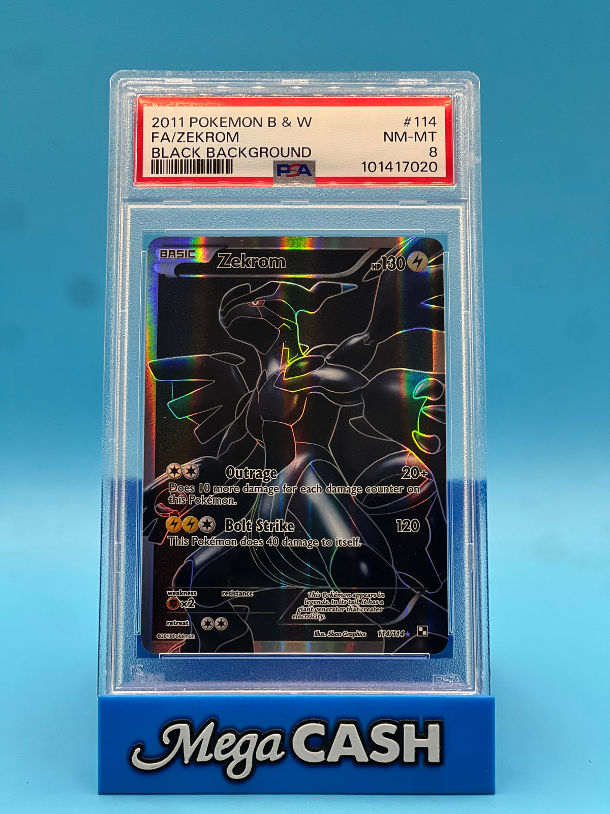 PSA 8 ZEKROM 114/114