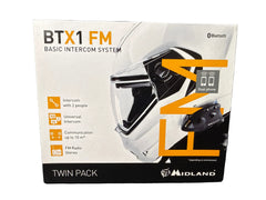 MIDLAND - BTX1 - Basic FM Intercom System - Twin Pack