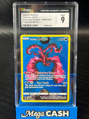 CGC 9 Galarian Moltres SWSH284 Crown Zenith Promo