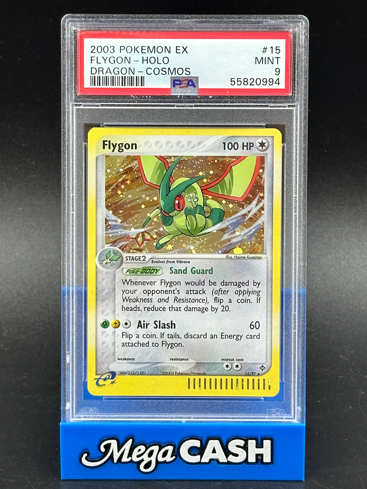 PSA 9 Flygon Holo - EX Dragon - 15/97
