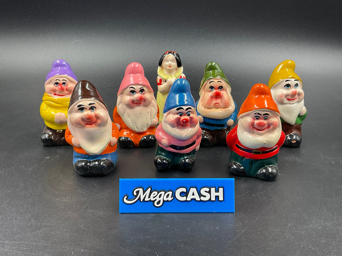 Snow White and the seven dwarfs vintage pencil sharpener pack