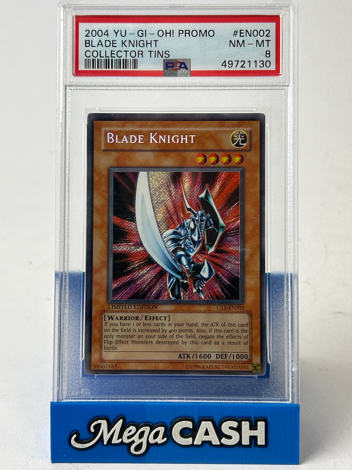 2004 Yu-Gi-Oh! Blade Knight Collector Tins CTI-EN002 - PSA 8