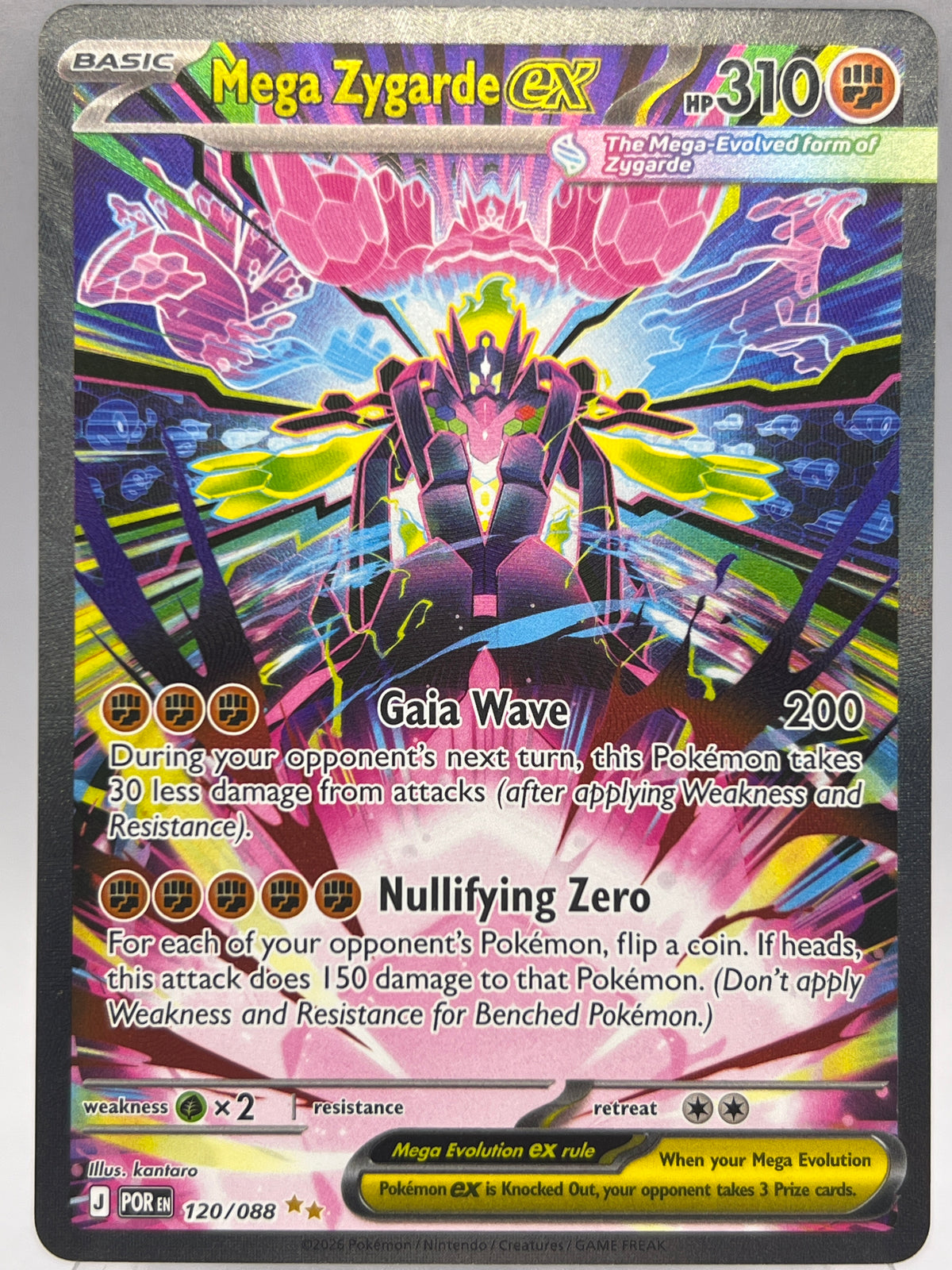 Pokémon - Mega Zygarde Ex 120/088 Perfect Order