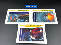 International Telecom Pre-Paid-Call Card - $10/$20/$50 - 3 Card Set