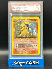 PSA 7 Typhlosion - 1st Edition Neo Genesis - 17/111