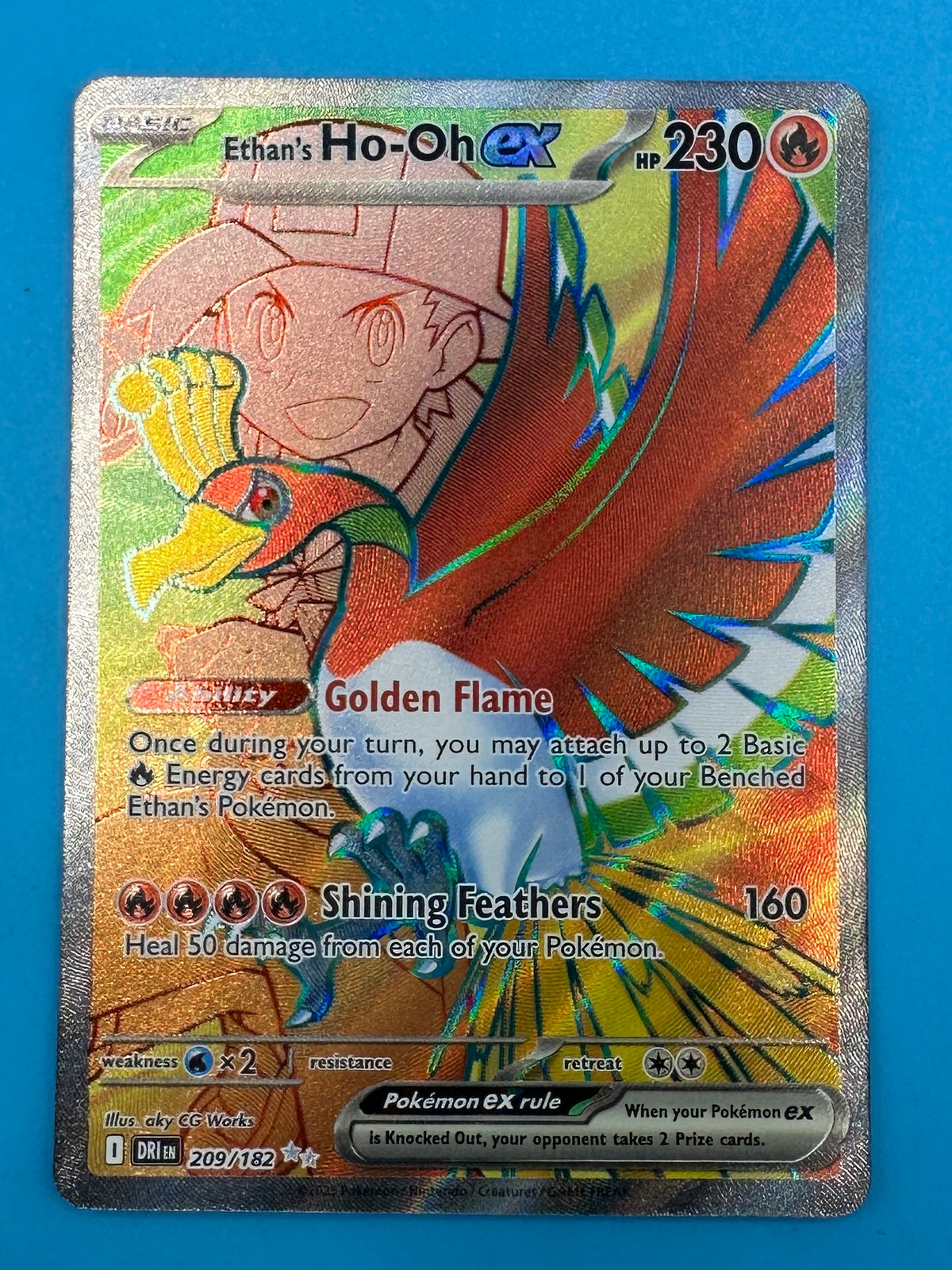 Ethan’s Ho-Oh EX F/A - Destined Rivals
