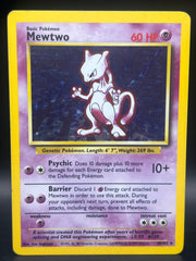Mewtwo Holo 10/102 Base Set Unlimited