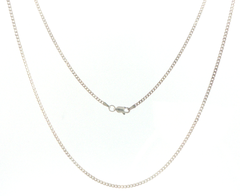 Silver 925 Classic Flat Curb Chain Necklace