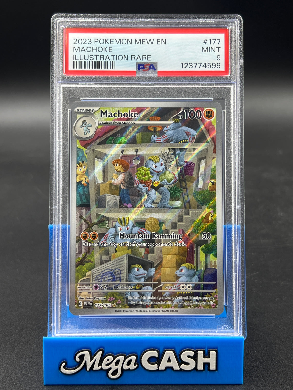 PSA 9 Machoke 177/165 151