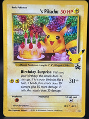Pokémon - Birthday Pikachu Celebrations