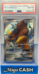 Pokémon - PSA 10 Tauros GX 144/149