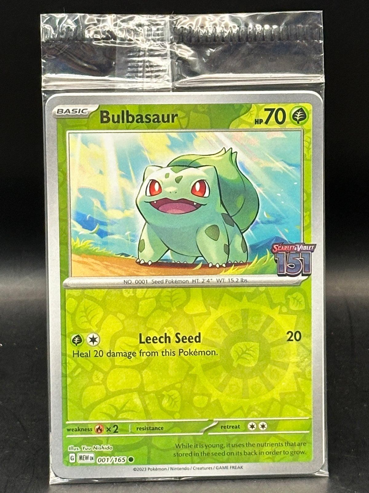 Bulbasaur - 151 Stamped Promo Sealed