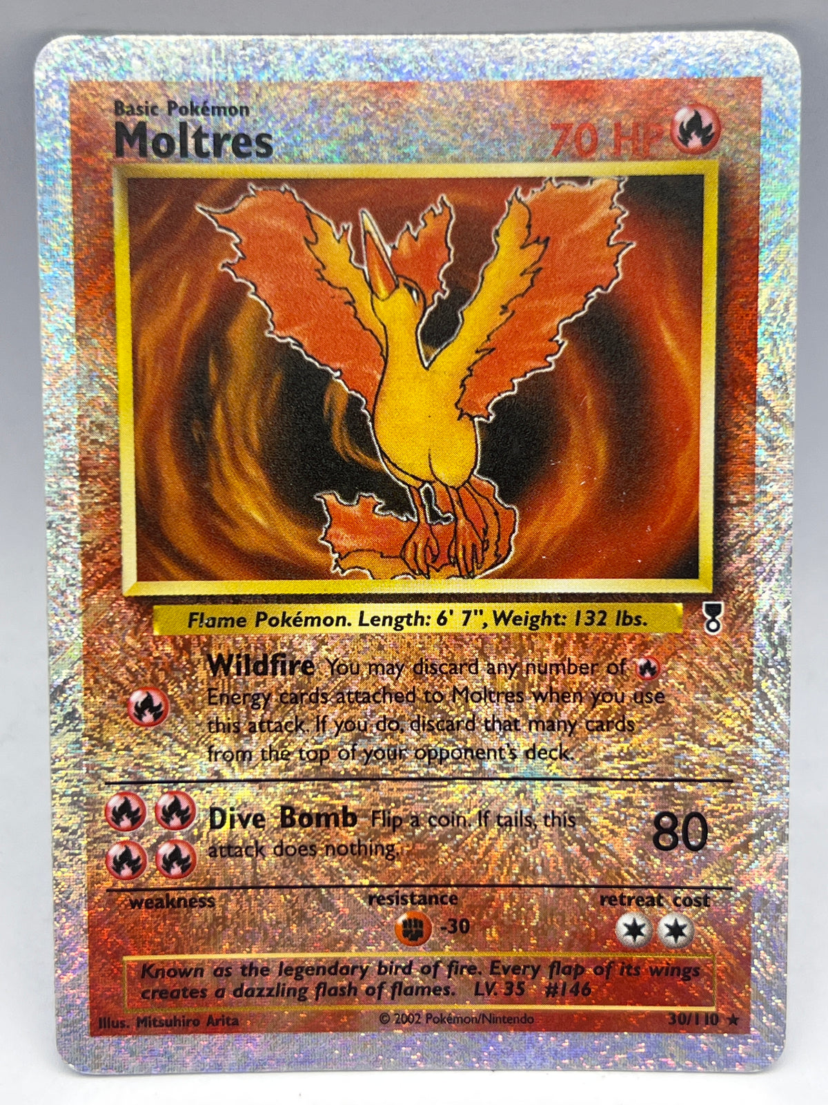 Pokémon - Moltres 30/110 Rev Holo Legendary Collection