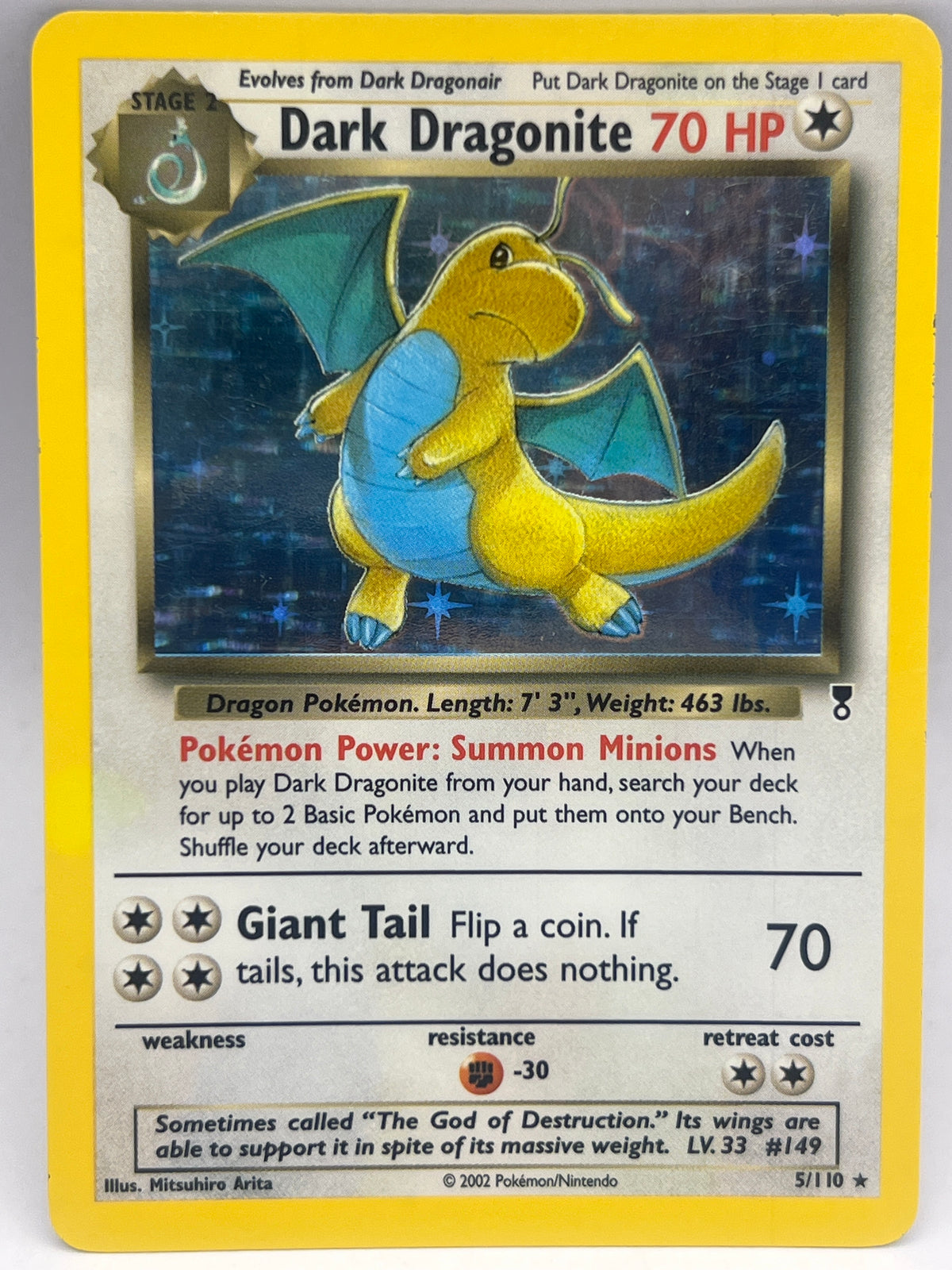 Pokémon - Dark Dragonite 5/110 Holo Legendary Collection
