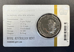 Longest-Reigning Commonwealth Monarch - 2015 Uncirculated 50c Coin