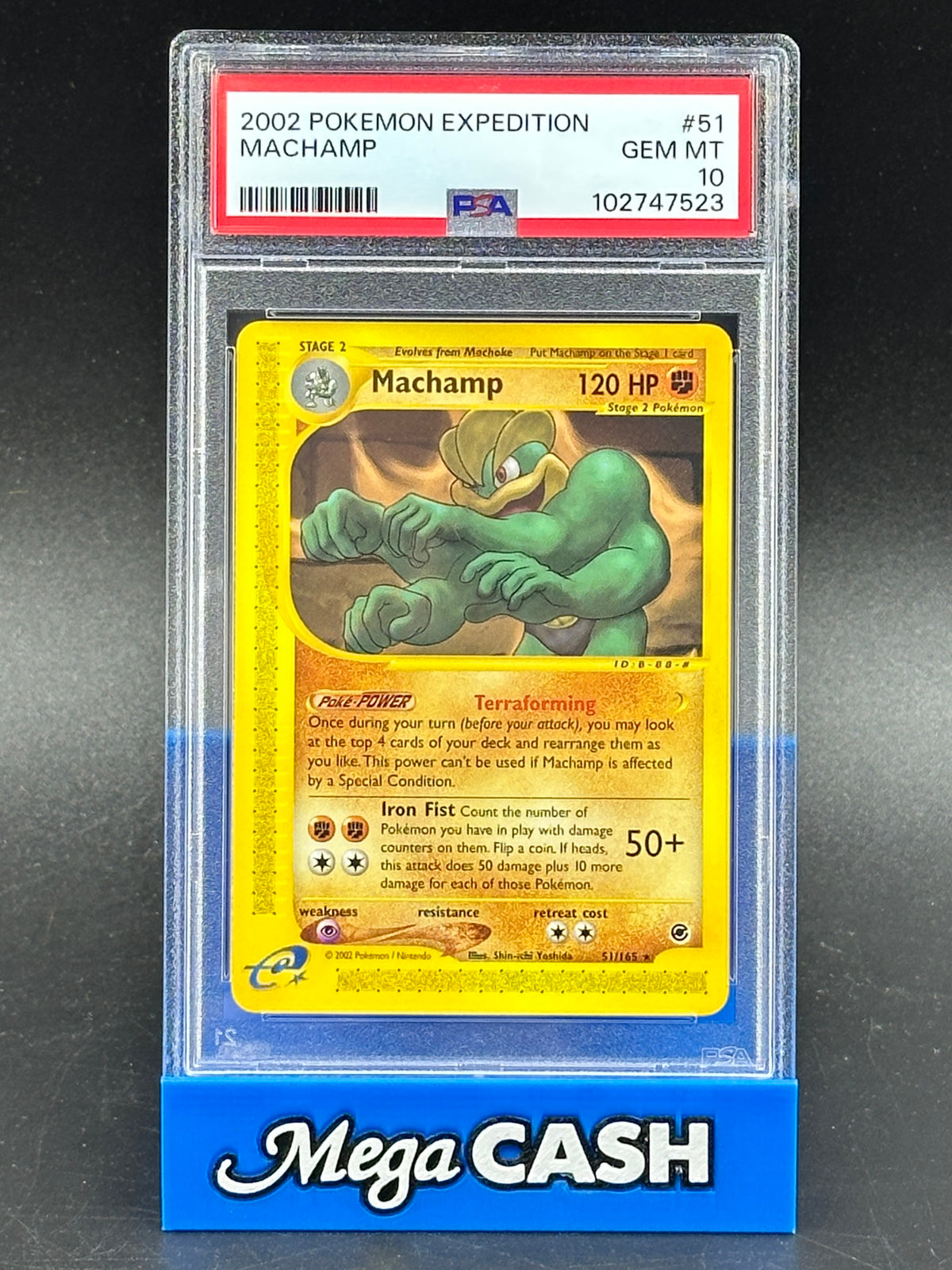 PSA 10 Machamp - Expedition - 51/165