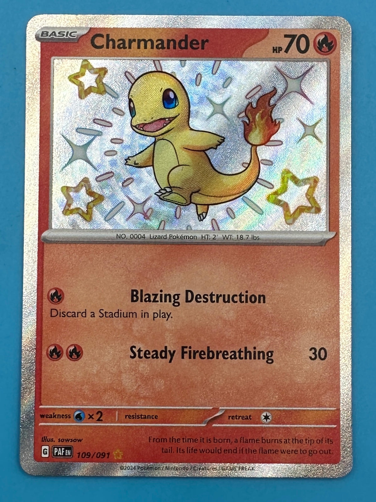 Charmander Baby Shiny - Paldean Fates