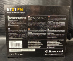 MIDLAND - BTX1 - Basic FM Intercom System - Twin Pack