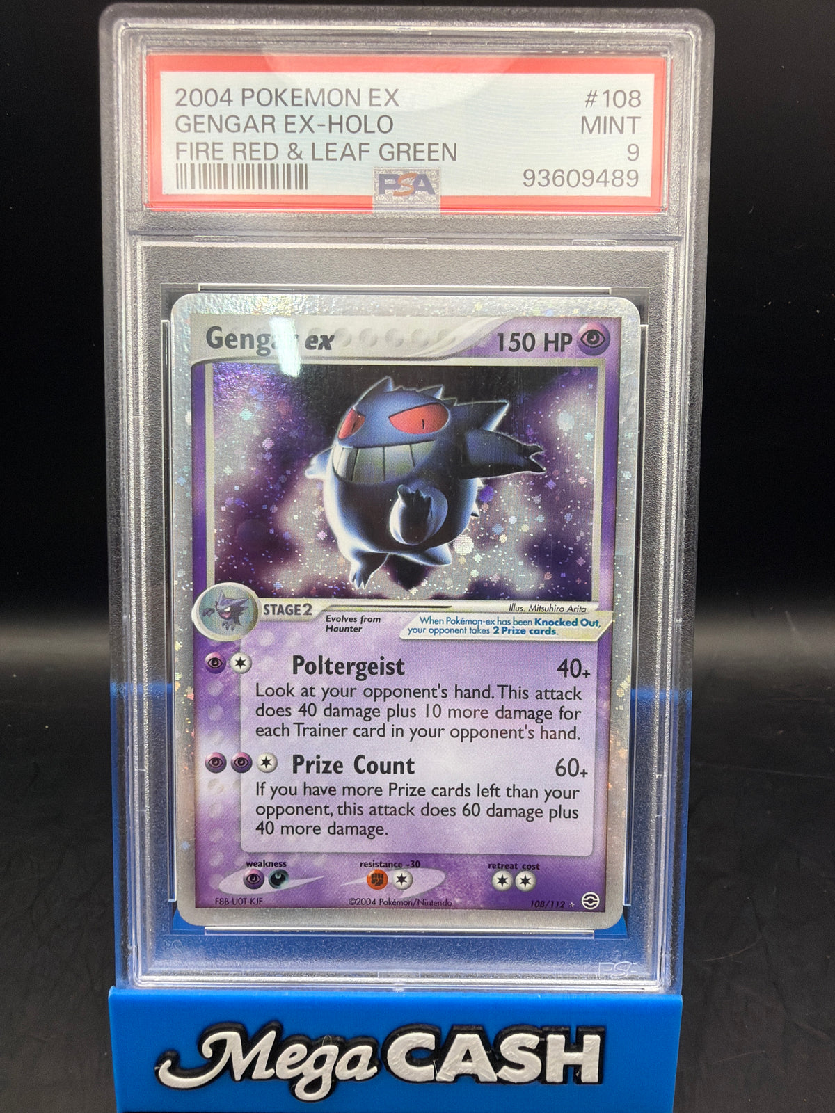 2004 Gengar 108/112 PSA 9
