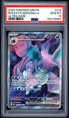 Pokemon PSA 10 Team Rocket’s Nidoking ex Ultra Rare DRI
