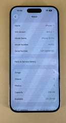 Apple iPhone 15 Pro - 256GB - A3102 | MTV43ZP/A