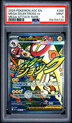 Pokemon PSA 9 Mega Elektross ex 266/217 Mega Attack Rare Ascended