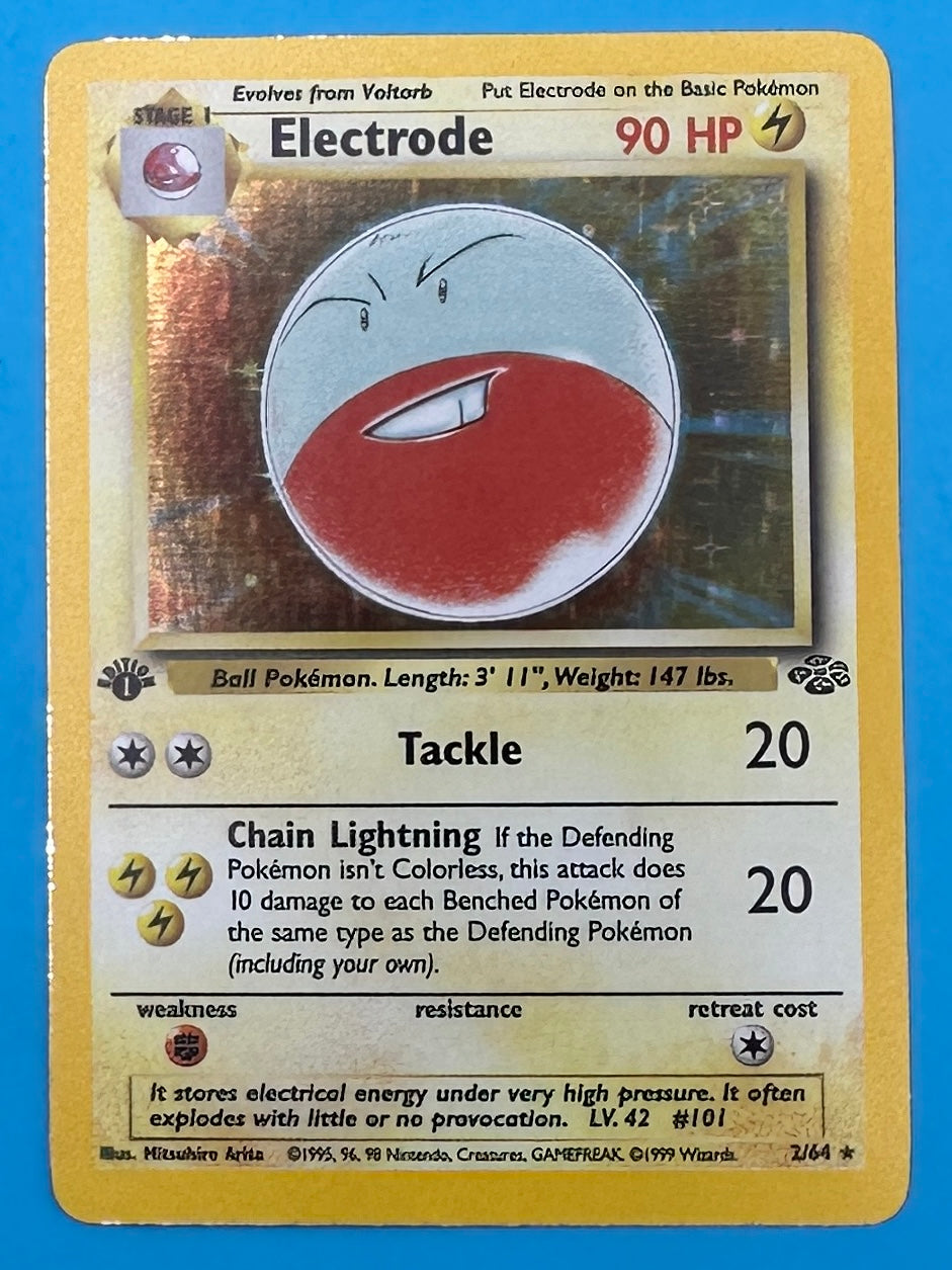 Electrode 1st Edition Holo - Jungle NM+