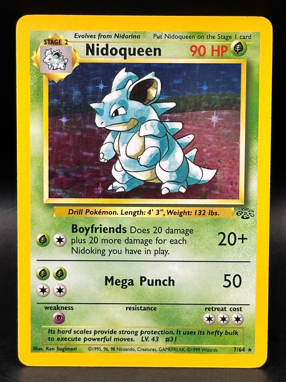 Nidoqueen Holo - Jungle - 7/64