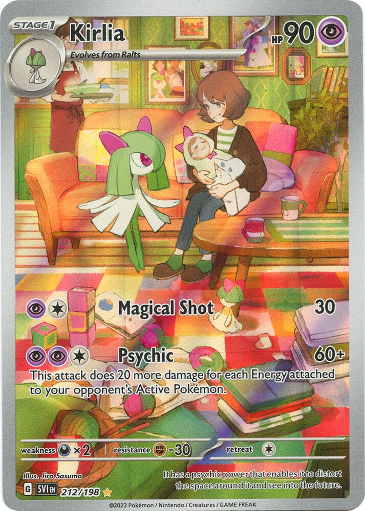 Pokémon 212/198 Kirlia (Illustration Rare), Scarlet & Violet Base Set