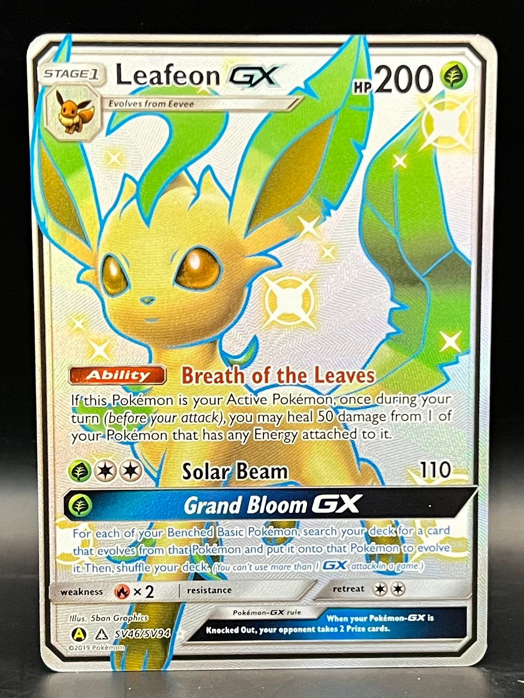 Leafeon GX - Hidden Fates - SV46/SV94