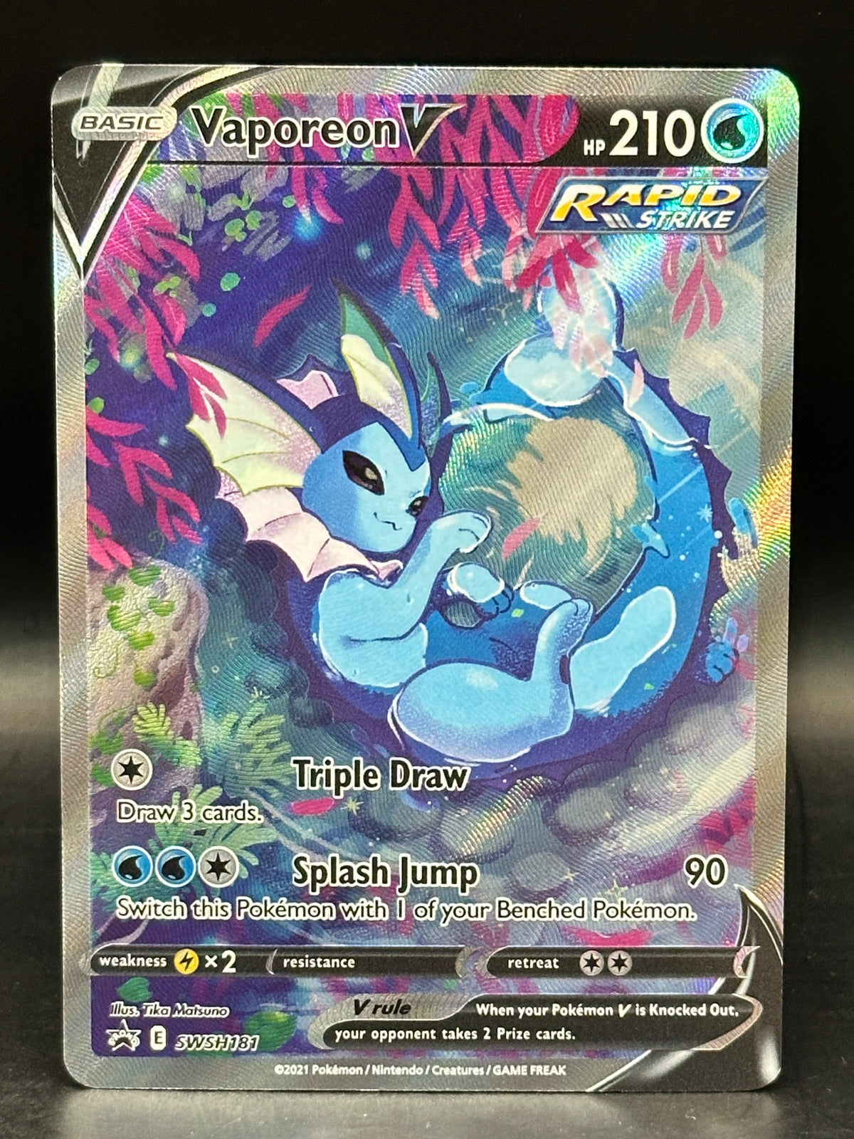 Vaporeon V - Black Star Promo - SWSH181