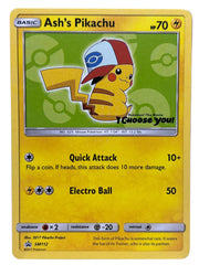Pokémon - Ash’s Pikachu SM112 Black   Star Promo