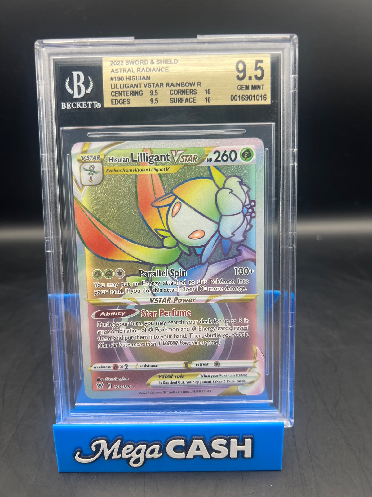 BGS 9.5 HISUIAN LILLIGANT VSTAR 190/189