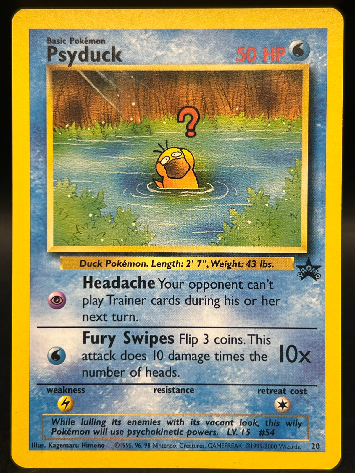 Pokémon - Psyduck #20 Black Star Promo