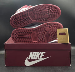 NIKE - Air Jordan 1 Retro High Tops - With White and Maroon Laces - Size 9 US Men’s