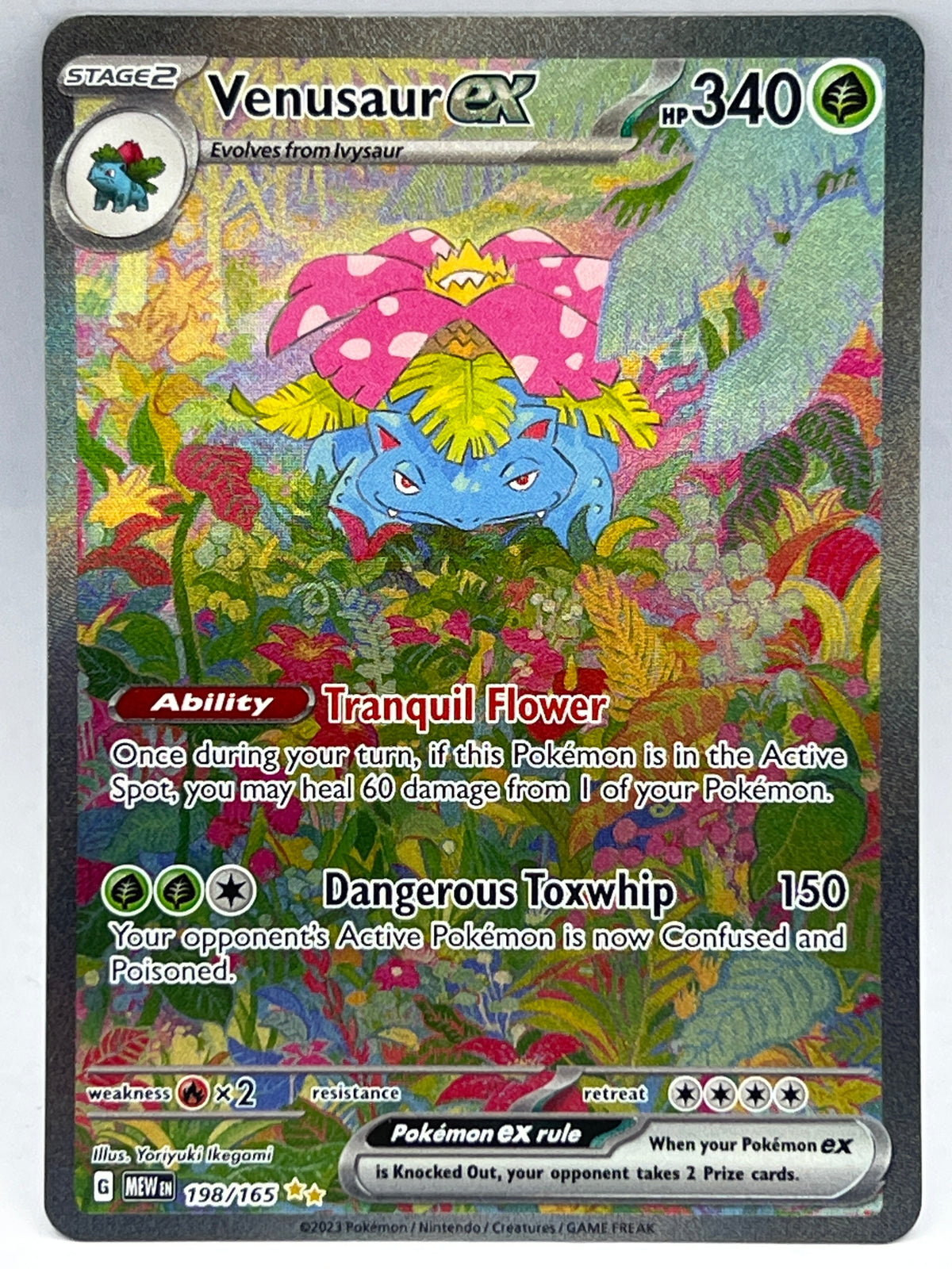 Pokémon - Venusaur Ex 198/165 S&V 151