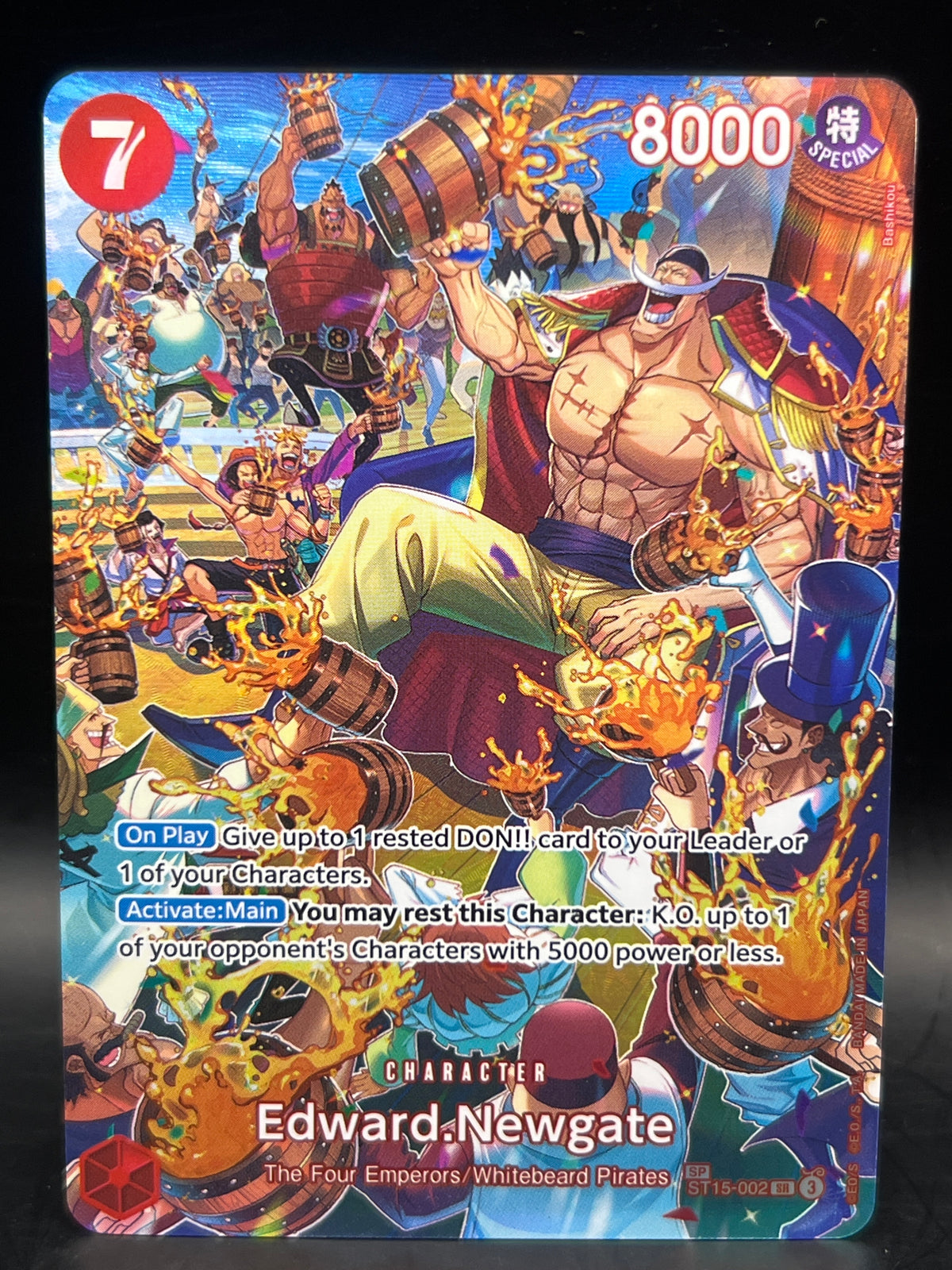 One Piece Edward Newgate SP ALT ART ST15-002 Royle Blood