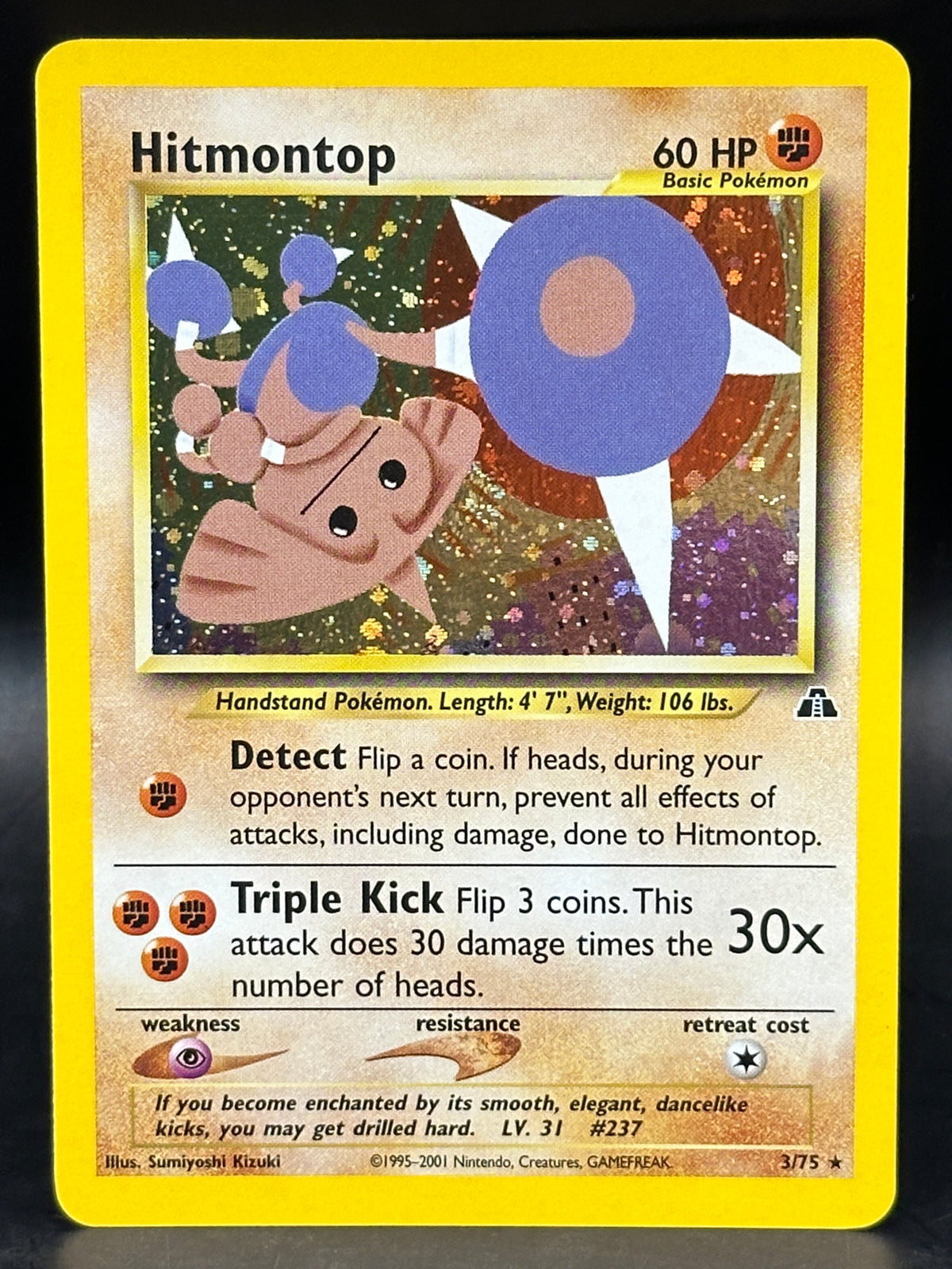 Hitmontop Holo - Neo Discovery - 3/75