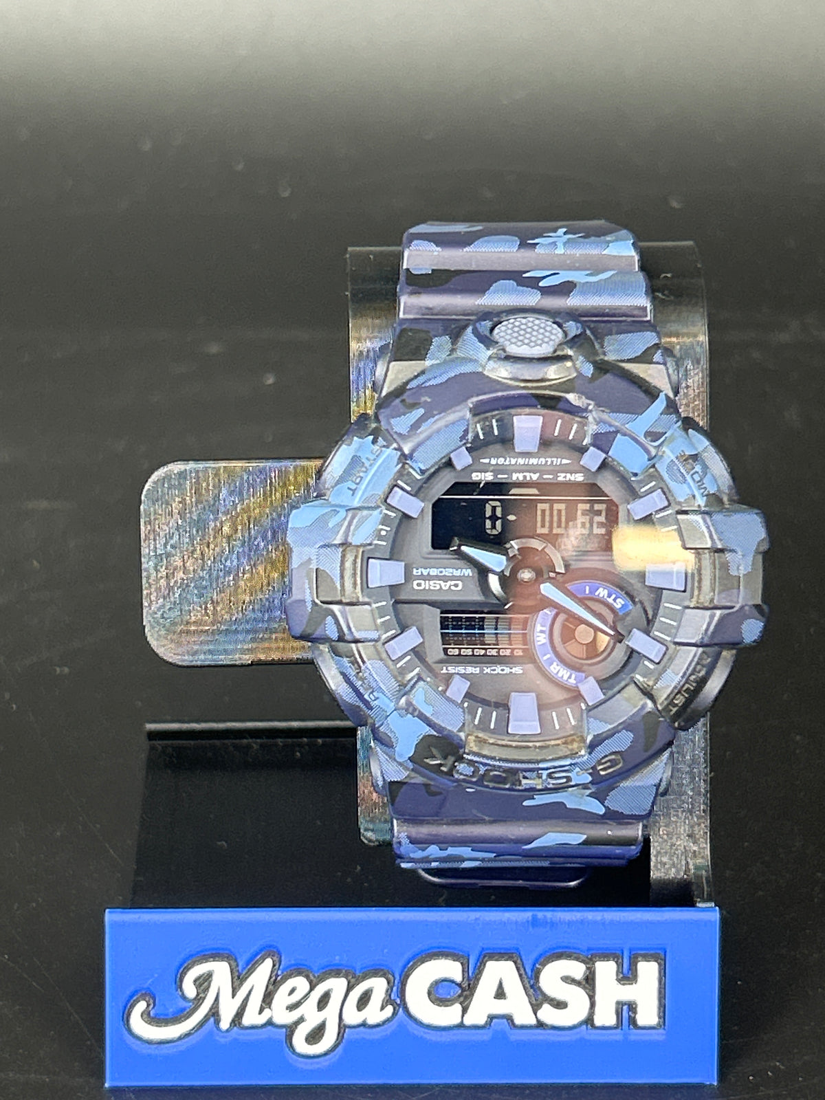 Casio G-Shock GA-700CM Blue Camo Watch