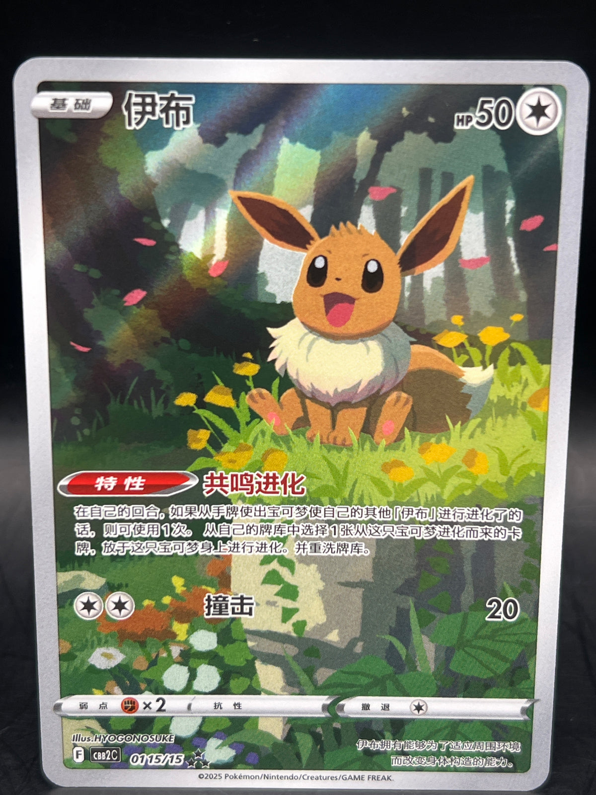 Eevee AR 01 15/15 Chinese Gem 2