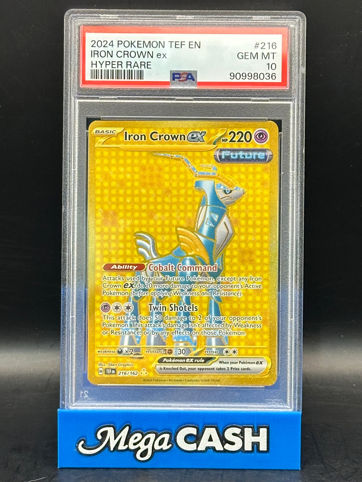 Iron Crown EX - Temporal Forces - 216/162 PSA 10