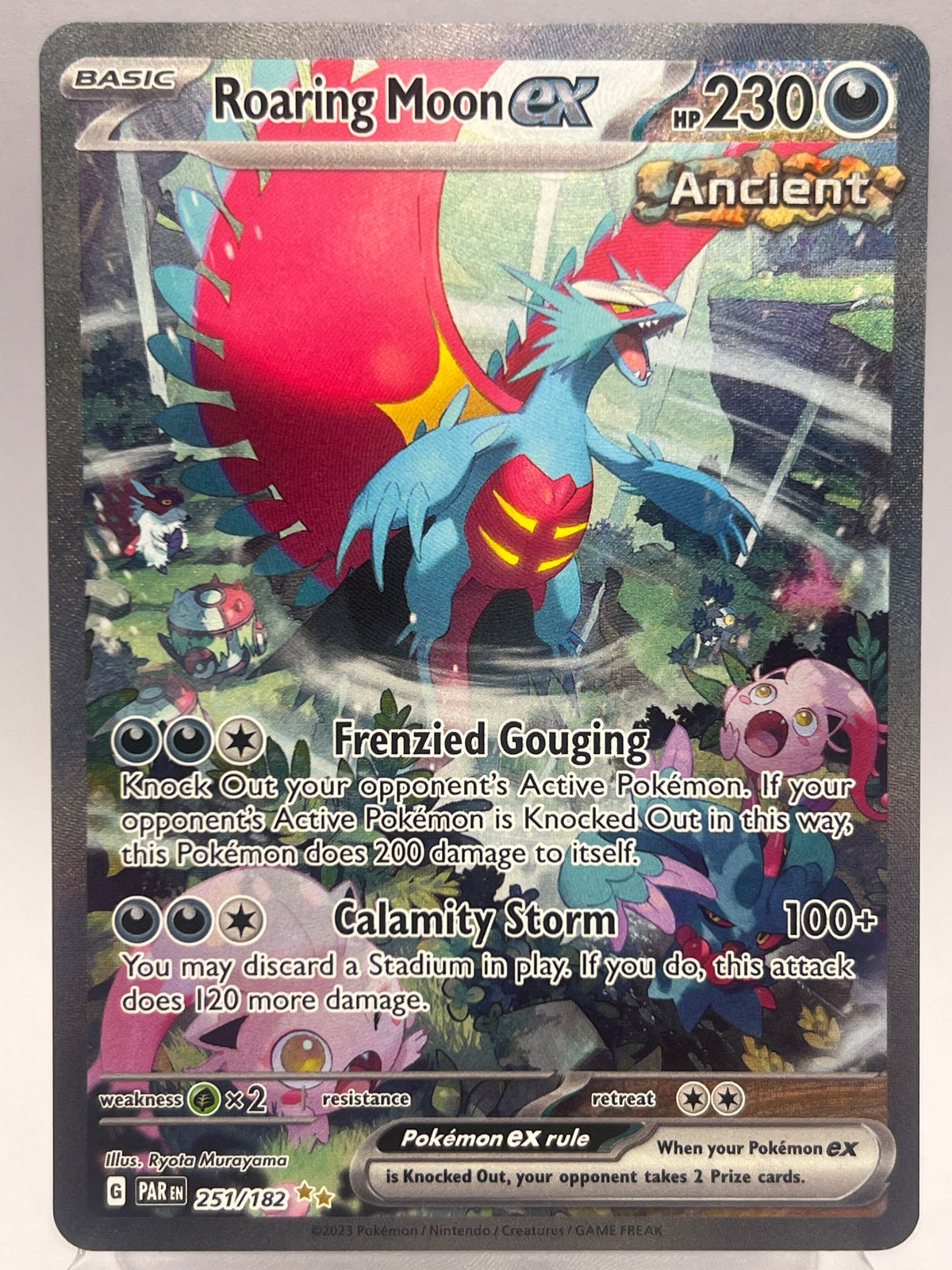 Pokémon - Roaring Moon Ex 251/182 Paradox Rift