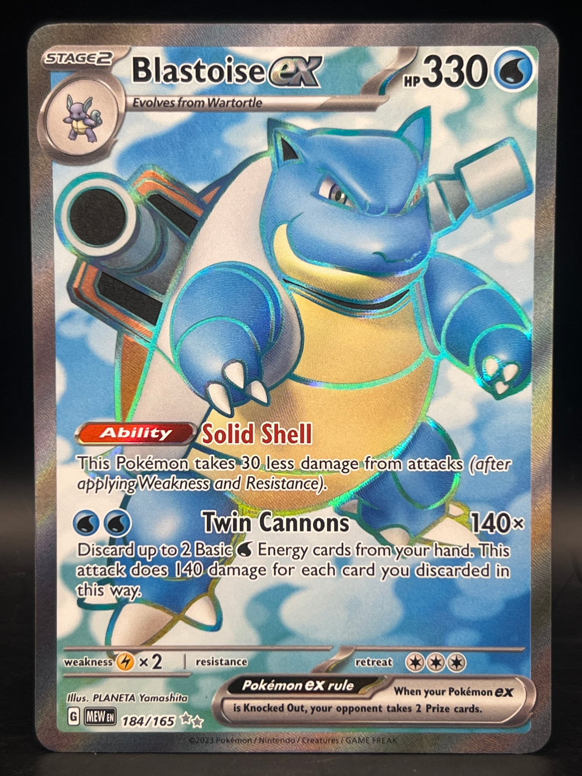 Blastoise FA 184/165 151