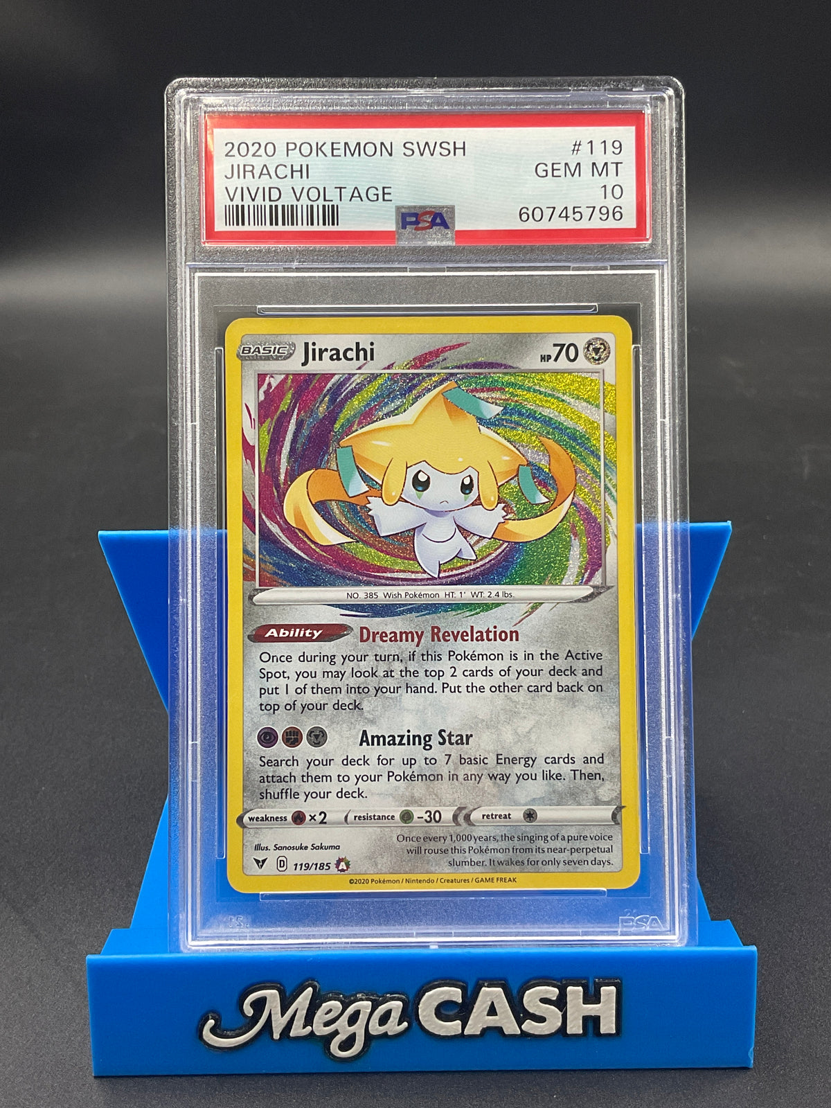PSA 10 Jirachi 119/185 Vivid Voltage