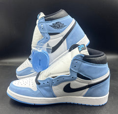 NIKE - Air Jordan Retro High Tops - Black and Blue Laces - Size 9 US Men’s