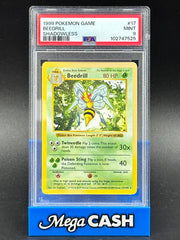 PSA 9 Beedrill Shadowless - Base Unlimited - 17/102