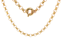 9ct Yellow Gold Rolo Chain Necklace