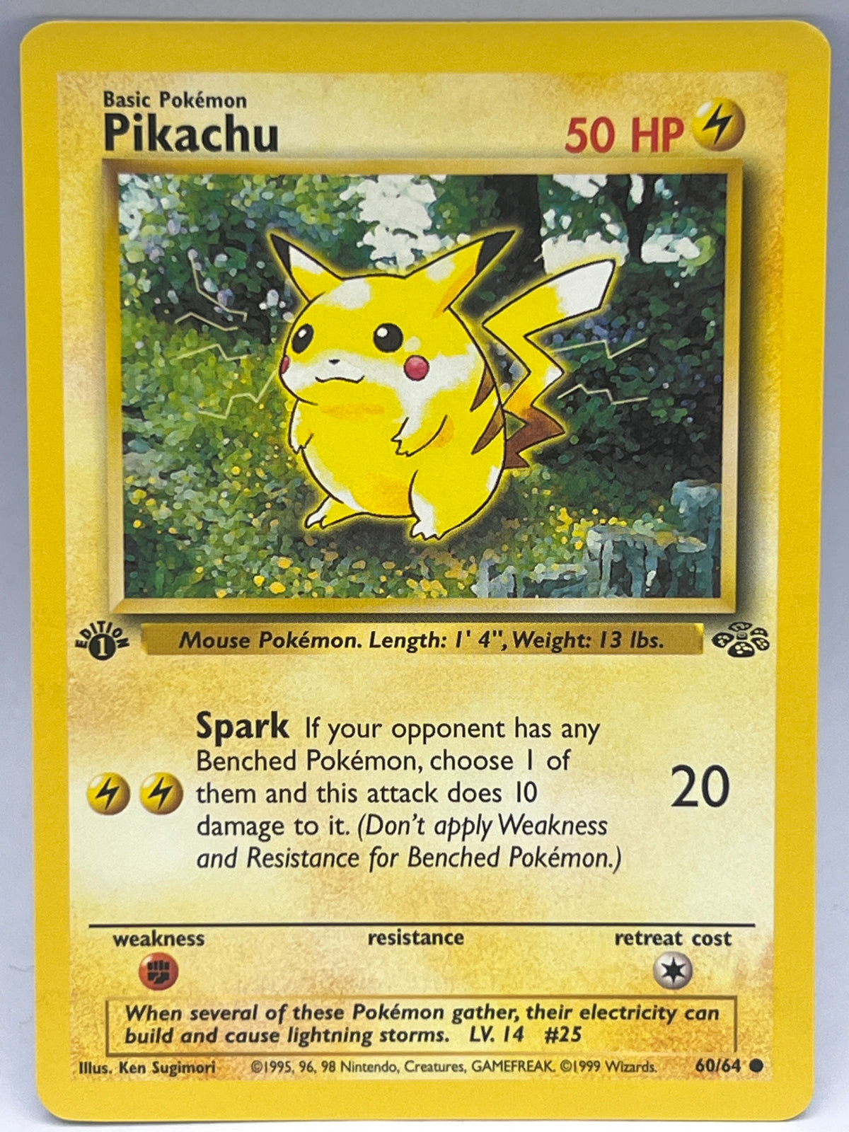 Pokémon - 1ST Edition Pikachu 60/64 Jungle