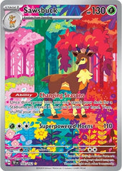 Pokémon 166/162 Sawsbuck (Illustration Rare), Temporal Forces