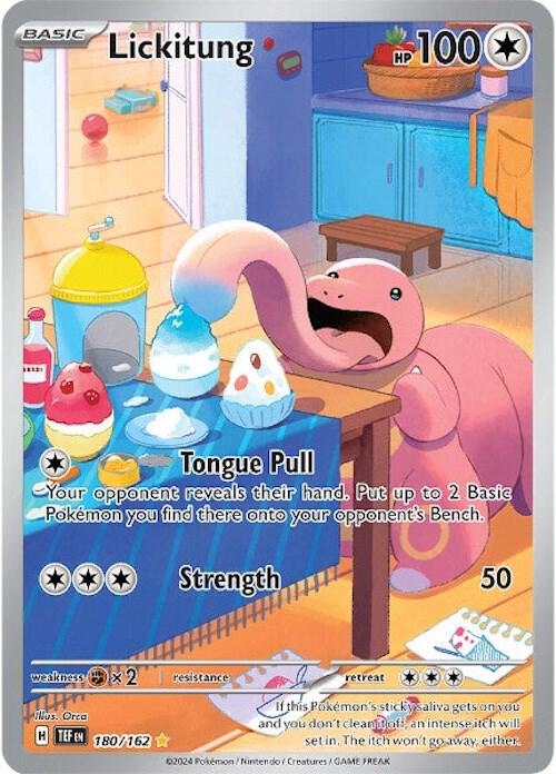 Pokémon 180/162 Lickitung (Illustration Rare), Temporal Forces